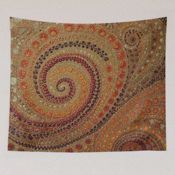 Item preview, Aboriginal Inspired Dot Art - Spiral Dreaming Pattern designed and sold by GrinGalore.