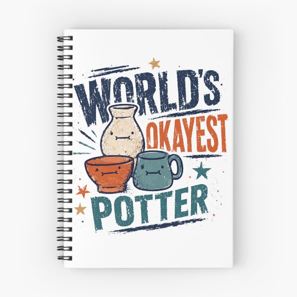 Item preview, World's Okayest Potter Ceramics Crafter Hobbyist Artist designed and sold by JonesFlora2025.