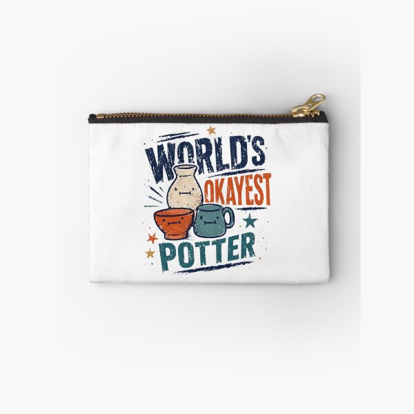 Item preview, World's Okayest Potter Ceramics Crafter Hobbyist Artist designed and sold by JonesFlora2025.