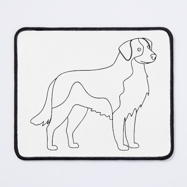 Artikelvorschau, Australian Shepherd Elegant Line Art Geschenk entworfen und verkauft von OneLine Studio.