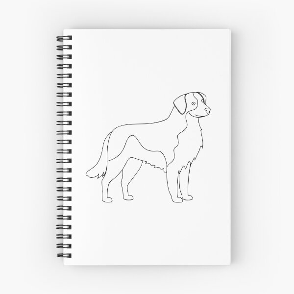 Artikelvorschau, Australian Shepherd Elegant Line Art Geschenk entworfen und verkauft von OneLine Studio.