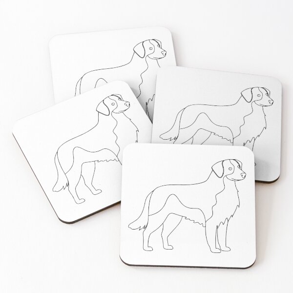 Item preview, Australian Shepherd Elegant Line Art Gift designed and sold by OneLine Studio.