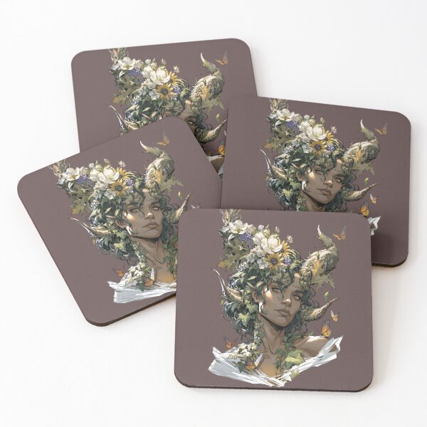 Item preview, Nature Goddess with Butterflies  designed and sold by MythicMood.