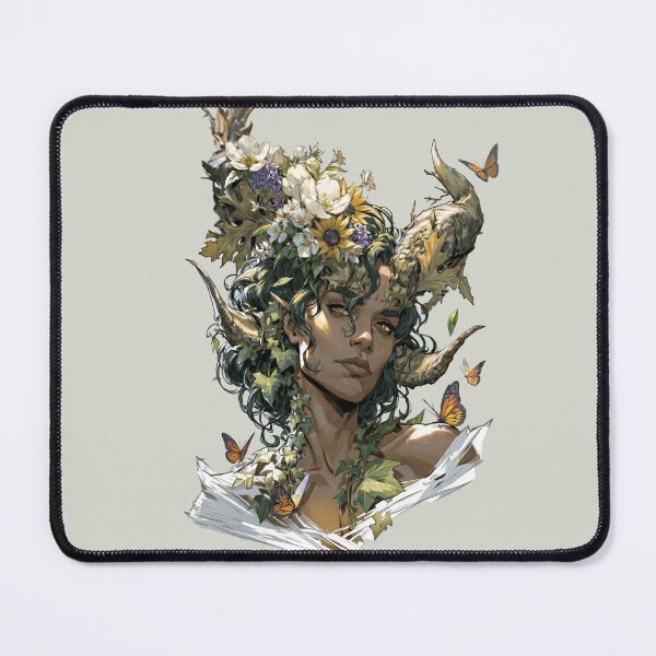 Item preview, Nature Goddess with Butterflies designed and sold by MythicMood.