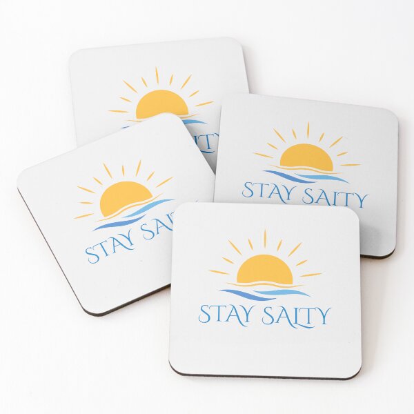 Item preview, Stay Salty Minimalist Beach Sunset Ocean Summer Design designed and sold by MadeByMira.