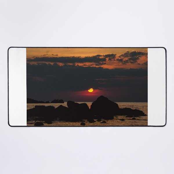Item preview, Fiery Sunset Over the Rocks of Koh Samet designed and sold by Jomsunshine.