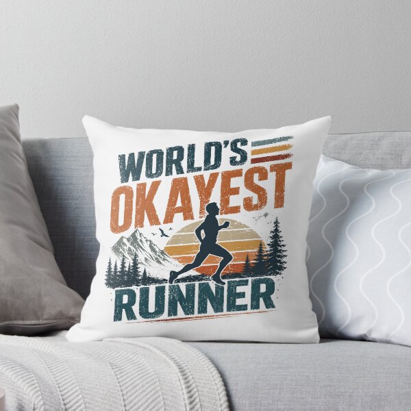 Item preview, World's Okayest Runner Running Jogging Marathon Fitness designed and sold by JonesFlora2025.