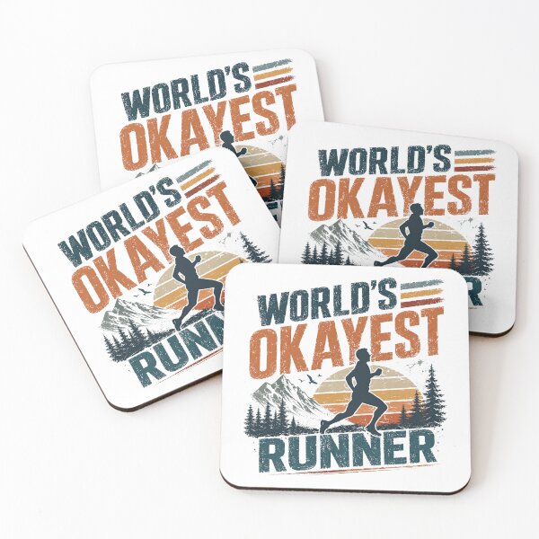 Item preview, World's Okayest Runner Running Jogging Marathon Fitness designed and sold by JonesFlora2025.