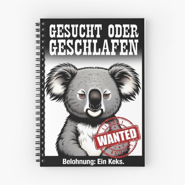 Item preview, Wanted or Napping – Wanted Koala designed and sold by BadPandaCore.