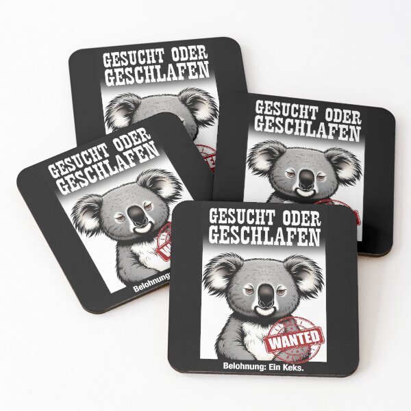Item preview, Wanted or Napping – Wanted Koala designed and sold by BadPandaCore.