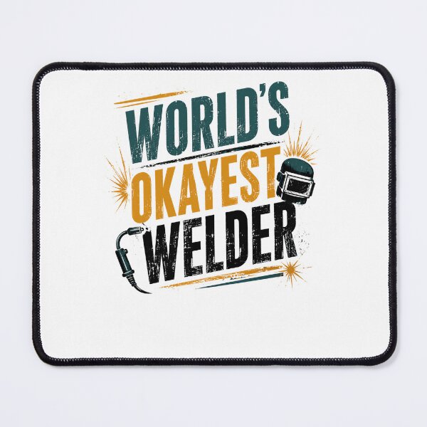 Item preview, World's Okayest Welder Funny Welding Professional Metalworker designed and sold by JonesFlora2025.