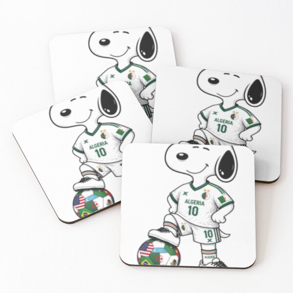 Item preview, Worldcup 2026 Algeria Team Funny Snoopy Soccer Pla designed and sold by FossiElisaph.