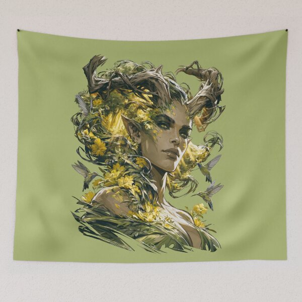 Item preview, Sunblossom Forest Goddess designed and sold by MythicMood.