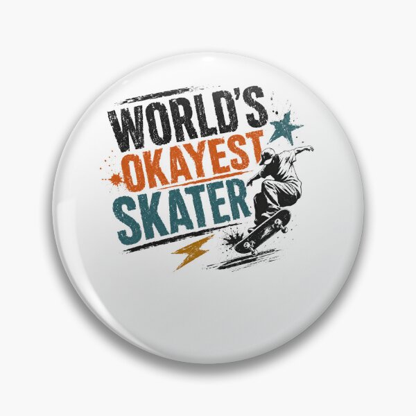Item preview, World's Okayest Skater Funny Skateboarder designed and sold by JonesFlora2025.