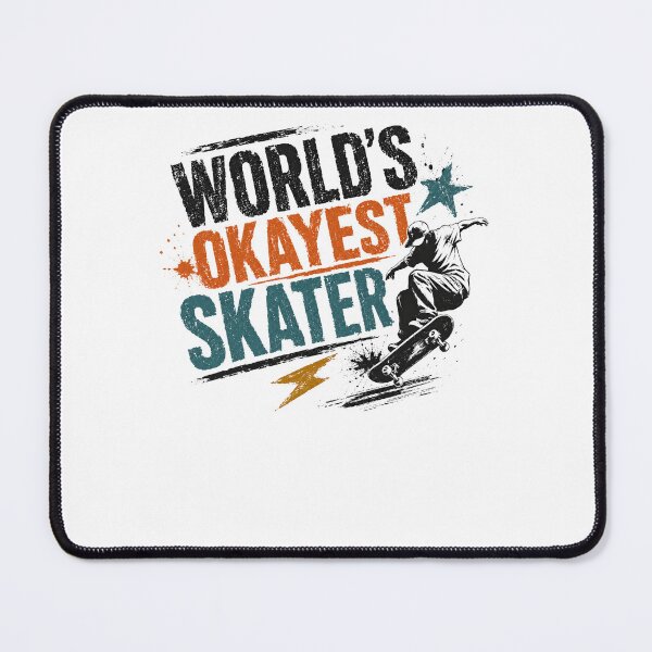 Item preview, World's Okayest Skater Funny Skateboarder designed and sold by JonesFlora2025.