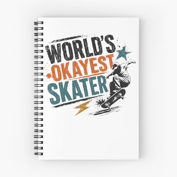 Item preview, World's Okayest Skater Funny Skateboarder designed and sold by JonesFlora2025.