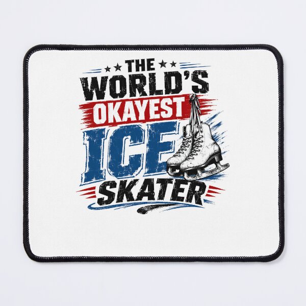 Item preview, The World's Okayest Ice Skater Winter Sport Hobby designed and sold by JonesFlora2025.