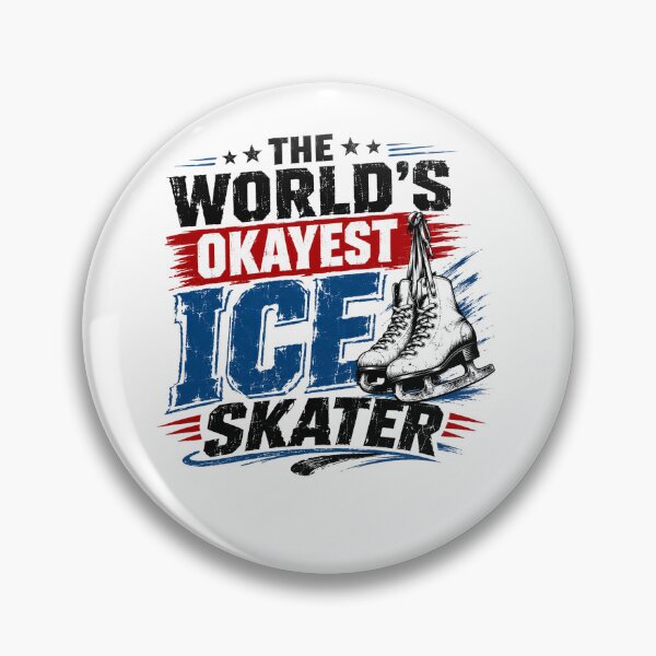 Item preview, The World's Okayest Ice Skater Winter Sport Hobby designed and sold by JonesFlora2025.