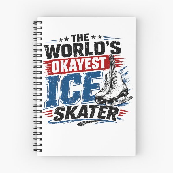 Item preview, The World's Okayest Ice Skater Winter Sport Hobby designed and sold by JonesFlora2025.