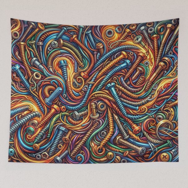 Item preview, Swirling metal poetry designed and sold by Sigtrix.
