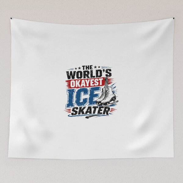 Item preview, The World's Okayest Ice Skater Winter Sport Hobby designed and sold by JonesFlora2025.