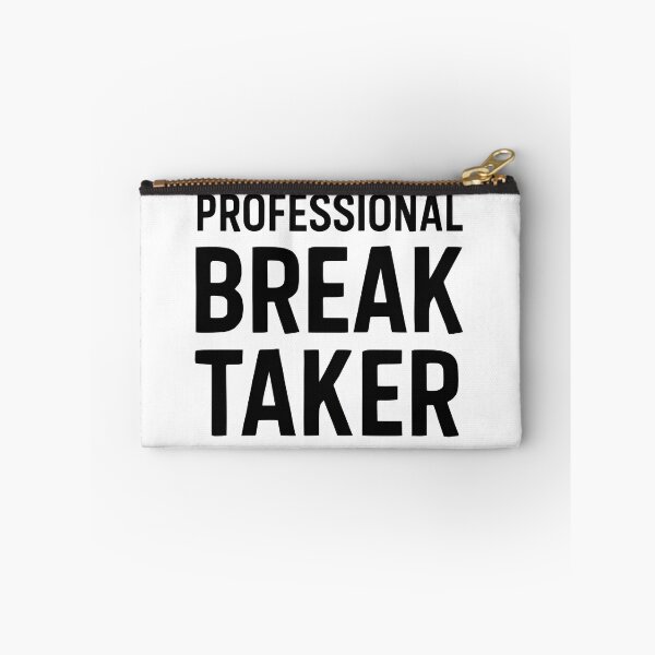 Item preview, Professional Break Taker – Funny Office Quote | Minimalist Typography Design designed and sold by KAM-KAM-STORE.