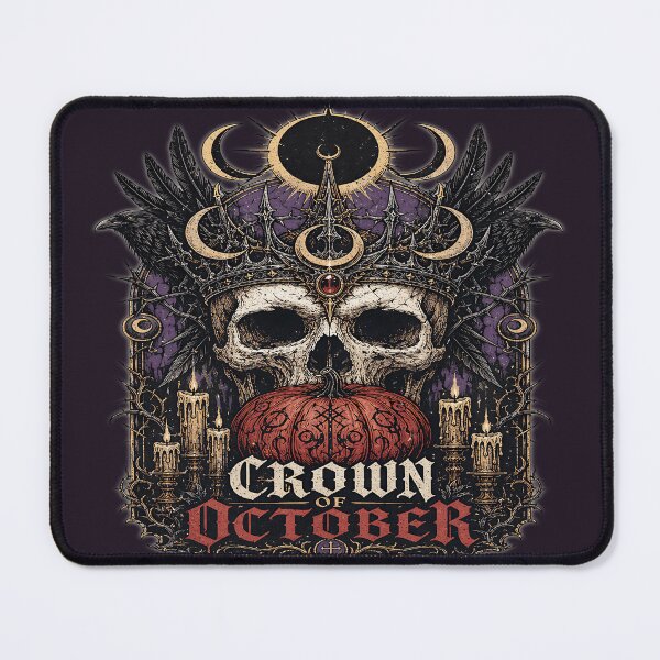 Item preview, Crown of October Gothic Skull King | Dark Halloween Graphic designed and sold by InkspirationGraphics.