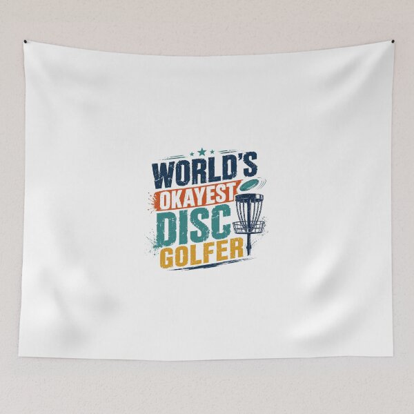 Item preview, World's Okayest Disc Golfer Funny Disc Golf Hobby Sport designed and sold by JonesFlora2025.