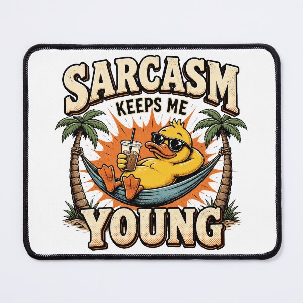 Item preview, Sarcasm Is My Love Language Funny Duck Vintage designed and sold by Cavalier-org.