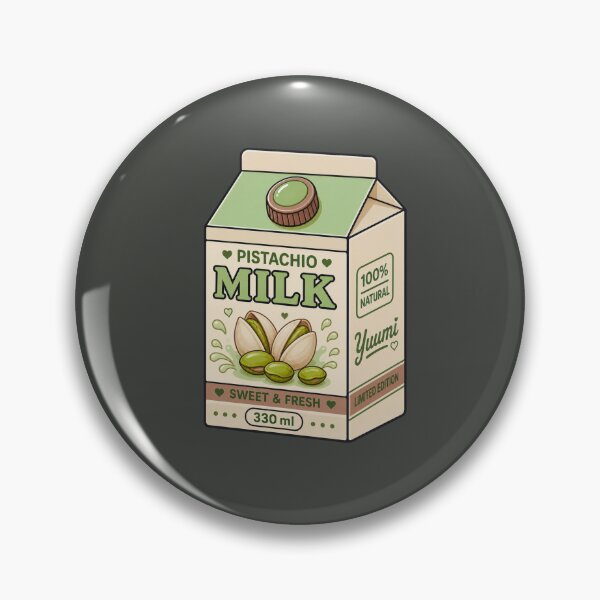 Item preview, Kawaii Pistachio Milk Carton | Cute Pastel Green & Beige Drink Aesthetic designed and sold by Aimetoi.