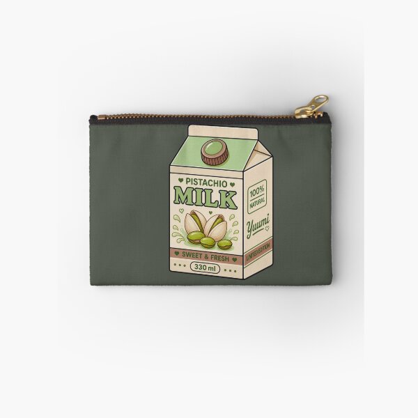 Item preview, Kawaii Pistachio Milk Carton | Cute Pastel Green & Beige Drink Aesthetic designed and sold by Aimetoi.