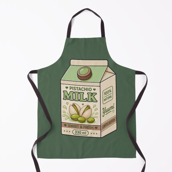 Item preview, Kawaii Pistachio Milk Carton | Cute Pastel Green & Beige Drink Aesthetic designed and sold by Aimetoi.