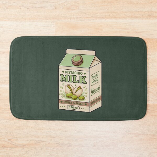Item preview, Kawaii Pistachio Milk Carton | Cute Pastel Green & Beige Drink Aesthetic designed and sold by Aimetoi.