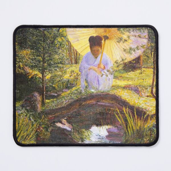 Item preview, In a Japanese Garden by Lilla Cabot Perry (1898–1901) designed and sold by Vernissage-dart.