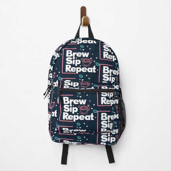 Item preview, Brew Sip Repeat Tshirt Design designed and sold by CreativeFrndz.