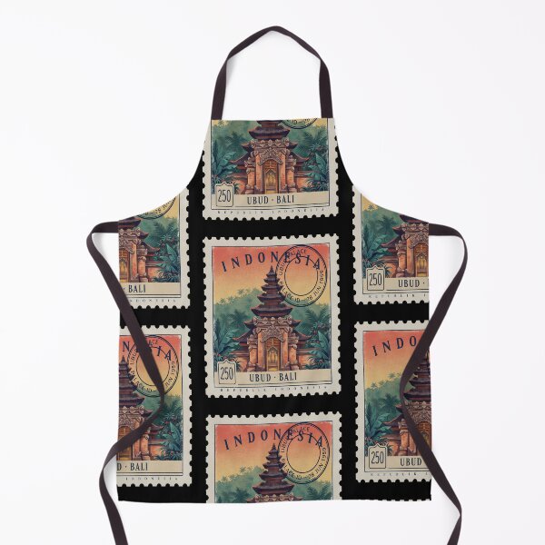 Item preview, Ubud Palace Bali Royal Temple Lantern Stamp Sticker designed and sold by stickercuffs.