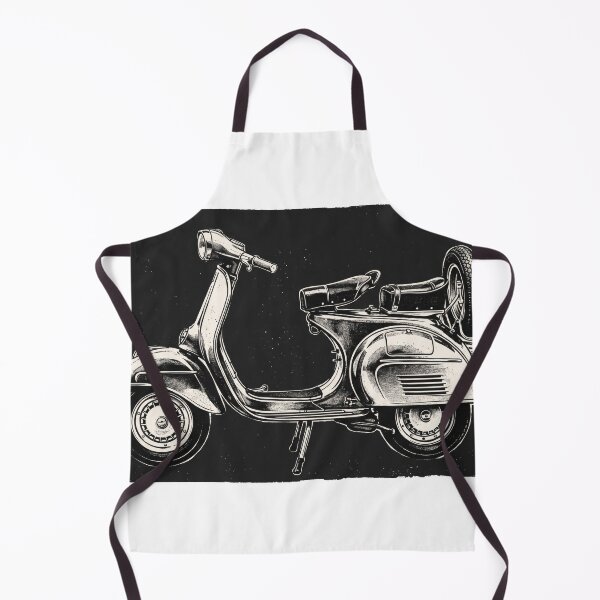 Item preview, Vintage Retro Classic Scooter Stipple Art designed and sold by seven things shop.