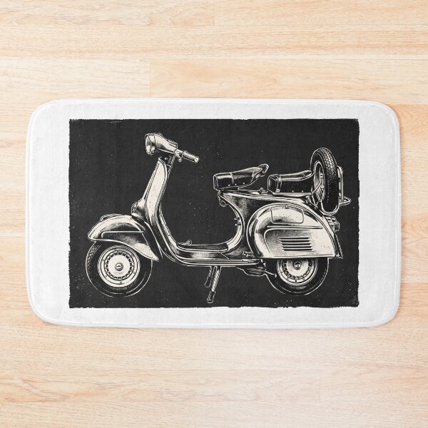 Item preview, Vintage Retro Classic Scooter Stipple Art designed and sold by seven things shop.