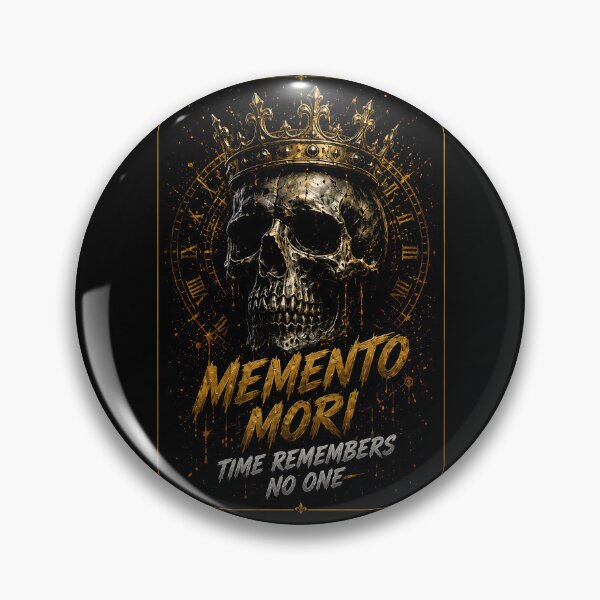Item preview, Memento Mori – Crowned Skull | Premium Gothic Motivational Design designed and sold by Peter Kaul.