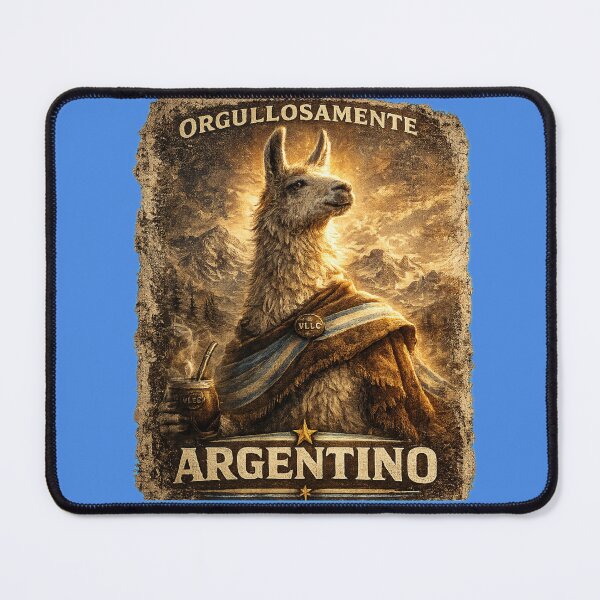 Item preview, Proudly Argentinian | Argentine Pride Llama | Patagonia Spirit | Premium Vintage Animal Art | VLLC ✨ designed and sold by VICTORY LIBERTY .