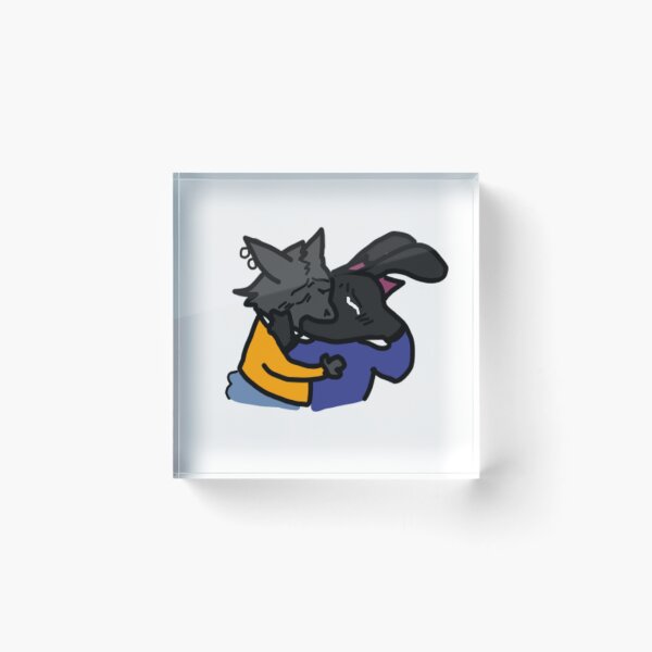 Item preview, Inkfire Makeout Sesh Sticker designed and sold by ChuChuTheCatmeragon.