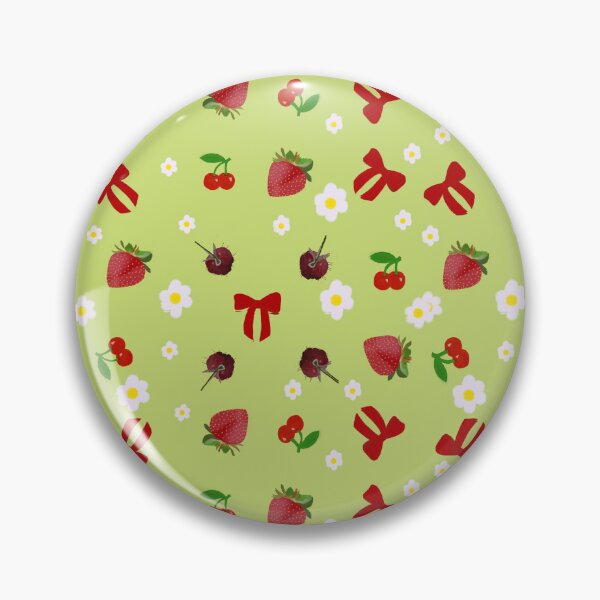 Item preview, Red  Fruit Pattern:Strawberries Cherries  and Rasberies designed and sold by Silver  Stone.