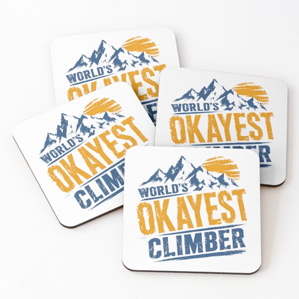 Item preview, World's Okayest Climber Rock Climbing Mountain Outdoor Humor designed and sold by JonesFlora2025.