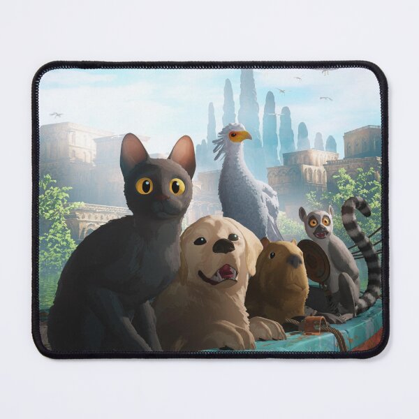Item preview, Flow movie black cat in the ocean with capybara friend on a sailboat 2024 indie animeted designed and sold by Chardo55.