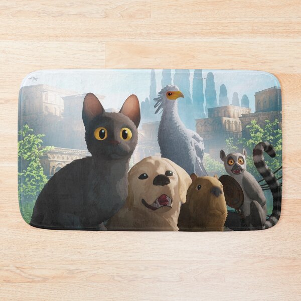Item preview, Flow movie black cat in the ocean with capybara friend on a sailboat 2024 indie animeted designed and sold by Chardo55.