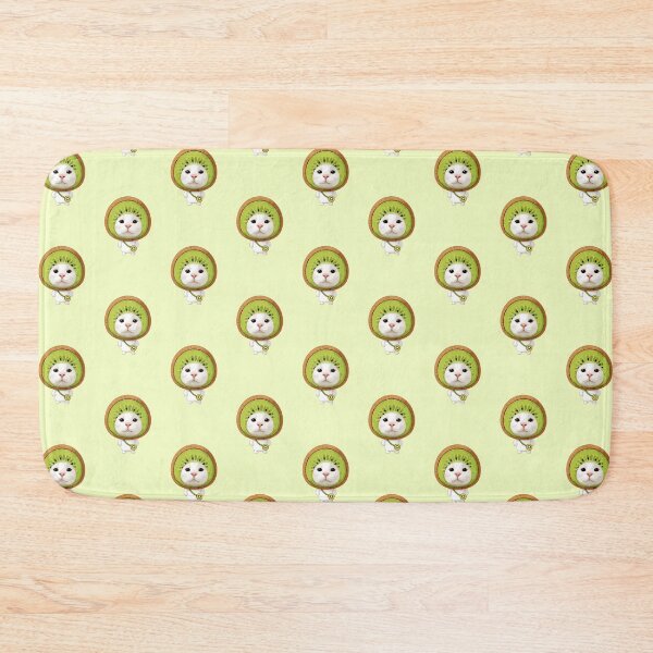 Item preview, Cute Kiwi Cat - Adorable Kitten in Fruit Costume Kawaii Art designed and sold by arfindo-indra.