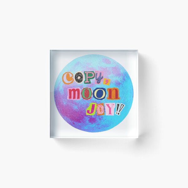 Item preview, Copy Moon Joy - Blue Moon & Letter Scraps designed and sold by Met Liefs Paperie.