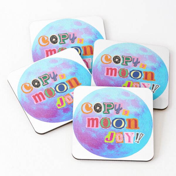 Item preview, Copy Moon Joy - Blue Moon & Letter Scraps designed and sold by Met Liefs Paperie.