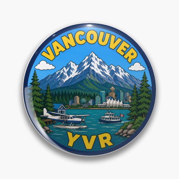 Item preview, Vancouver YVR Airport Code Travel Sticker designed and sold by Martin's_Design.