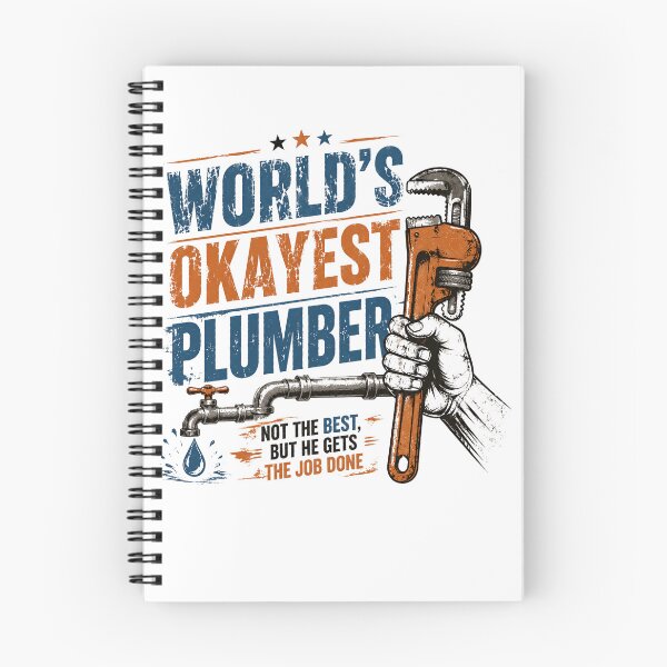 Item preview, World's Okayest Plumber Not The Best, But He Gets The Job Done Plumbing Professional Tradesman Gift designed and sold by JonesFlora2025.